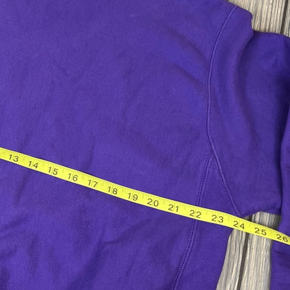 Vintage Champion Reverse Weave Crewneck Sweatshirt Purple Sz Large - Picture 9 of 12
